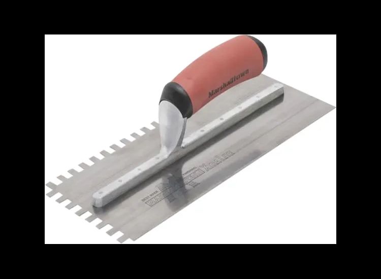 Marshalltown Square Notched Trowel, DuraSoft® Handle
