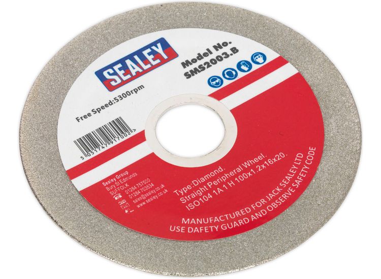 Sealey SMS2003.B Grinding Disc Diamond Coated 100mm for SMS2003