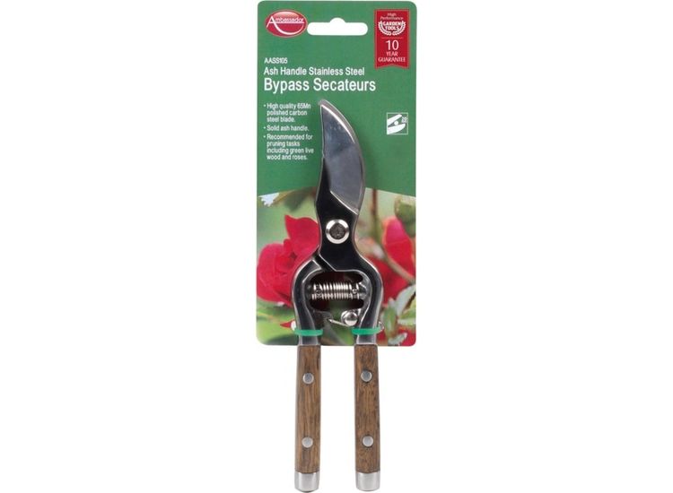 Ambassador AASS105 Ash Handle Bypass Secateur