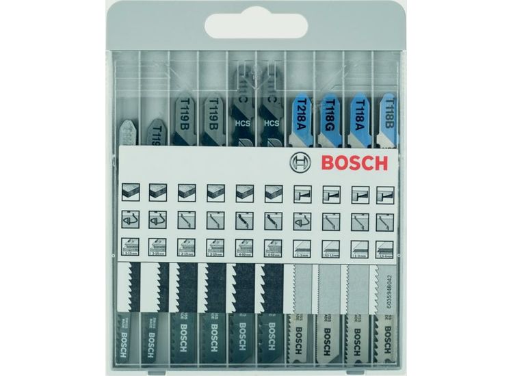 Bosch 2607010630 Jigsaw Blade Set For Metal &amp; Wood