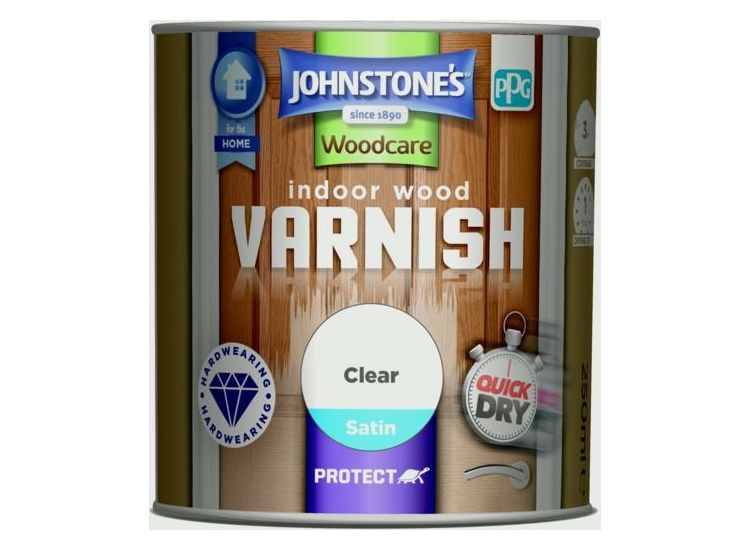 Johnstone's Indoor Wood Varnish - Clear Satin