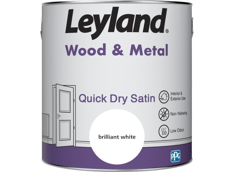 Leyland Wood &amp; Metal Quick Dry Satin 2.5L