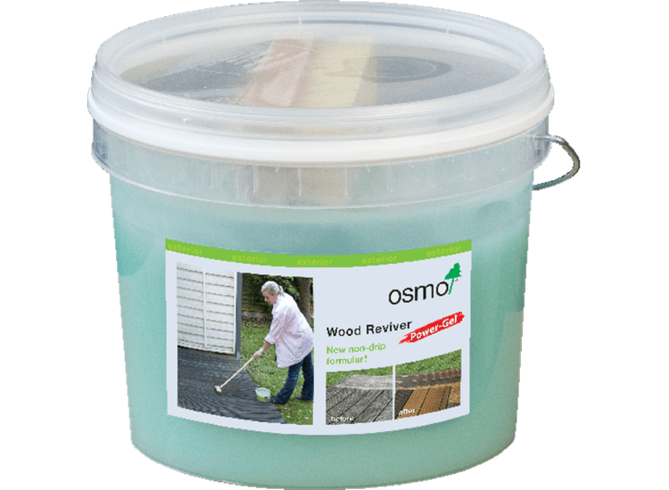 Osmo 6609D Wood Reviver Power Gel With Decking Brush