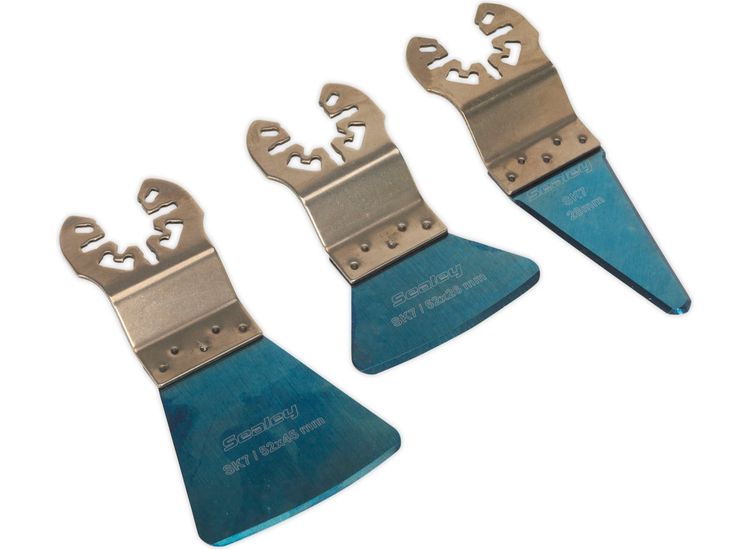Sealey SMTB3 Multi-Tool Scraping Blade Set 3pc