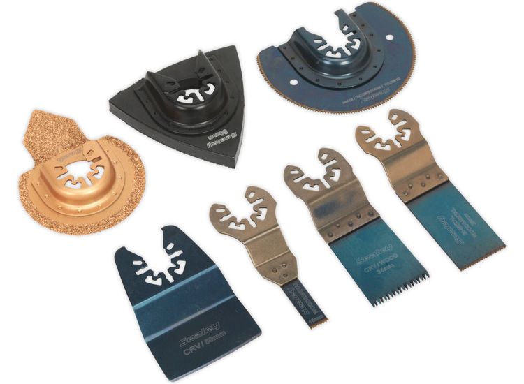 Sealey SMTS7 Multi-Tool All-Purpose Blade Set 7pc