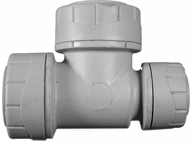 Polyplumb PPM1122 Reducing Tee Grey 22 x 22 x 15mm