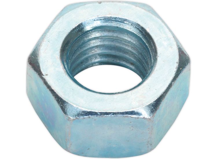 Sealey SN12 Steel Nut M12 Zinc DIN 934 Pack of 25
