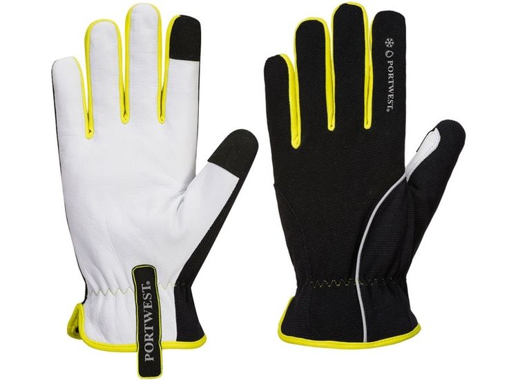 Portwest A776 Winter Glove Black Yellow