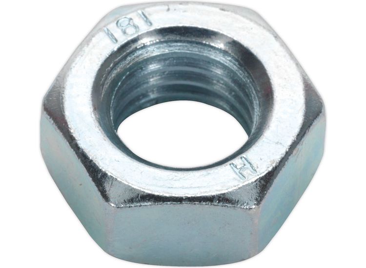 Sealey SN14 Steel Nut M14 Zinc DIN 934 Pack of 25