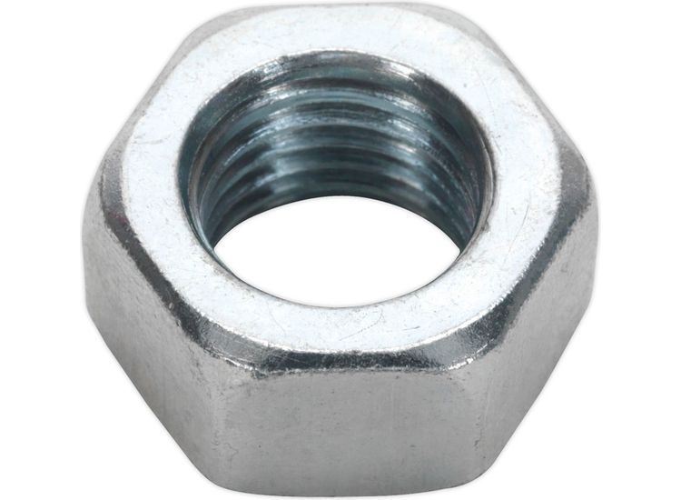 Sealey SN16 Steel Nut M16 Zinc DIN 934 Pack of 25