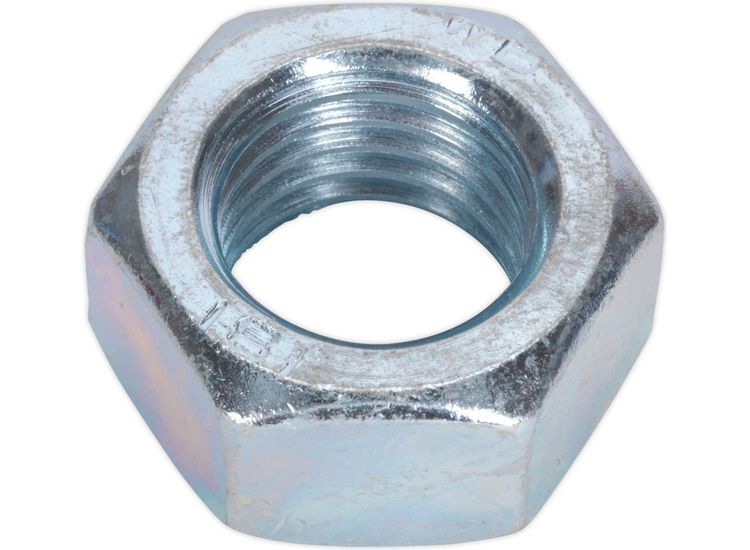 Sealey SN24 Steel Nut M24 Zinc DIN 934 Pack of 5