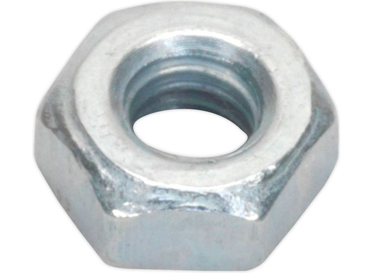 Sealey SN3 Steel Nut M3 Zinc DIN 934 Pack of 100