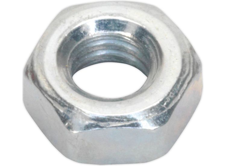 Sealey SN4 Steel Nut M4 Zinc DIN 934 Pack of 100