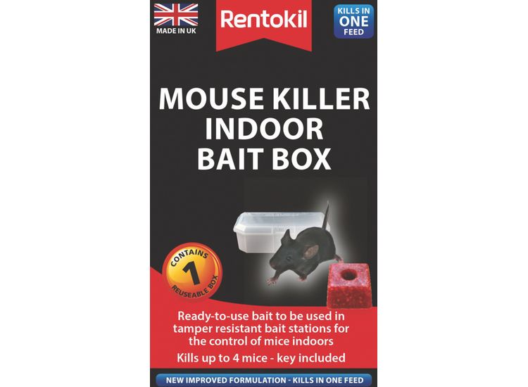Rentokil PSM81B Mouse Killer Bait Box