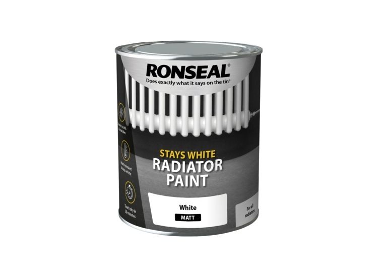 Ronseal Stay White Radiator Paint Matt White