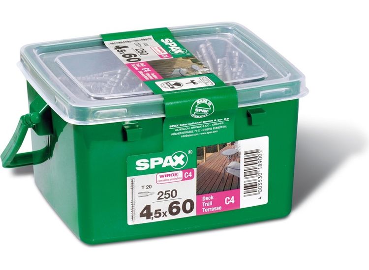 Spax 4531720450609 Wirox Decking Screw 250 Pack