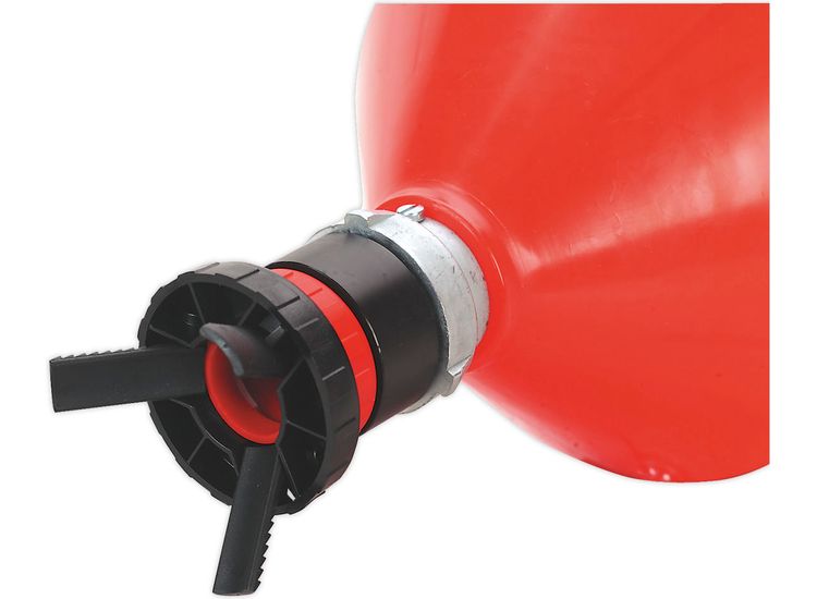 Sealey SOLV/SFU Solvent Safety Funnel with Universal Drum Adaptor