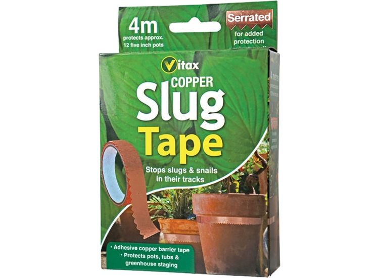 Vitax 5CS1CS Copper Slug Tape Clip Strip of 12