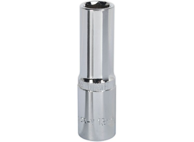 Sealey SP1213D WallDrive&amp;reg; Socket 13mm Deep 1/2"Sq Drive Fully Polished