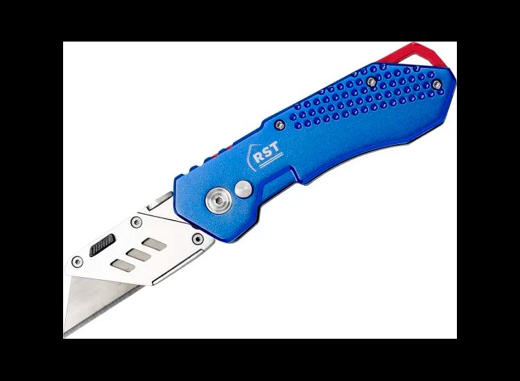 R.S.T. Aluminium Blue Folding Knife
