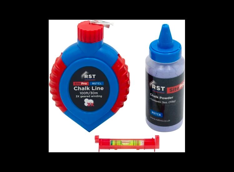 R.S.T. Chalk Line &amp; Box Set 30m