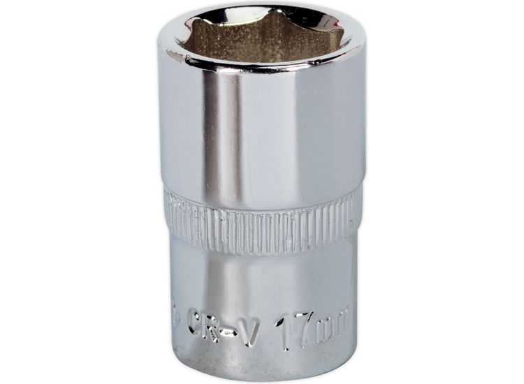 Sealey SP1217 WallDrive&amp;reg; Socket 17mm 1/2"Sq Drive Fully Polished