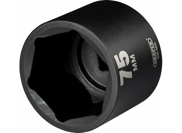 Draper 08516 Draper HI-TORQ&amp;#174; Deep Impact Socket, 1" Sq. Dr., 75mm