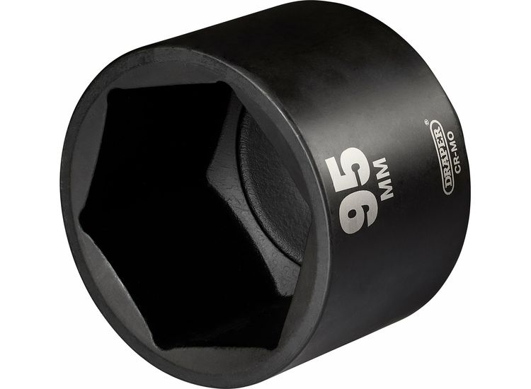 Draper 08528 Draper HI-TORQ&amp;#174; Deep Impact Socket, 1" Sq. Dr., 95mm