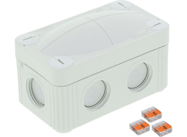 Wiska 10109901 Combi 206/3xwago Jction Box Ip66/67