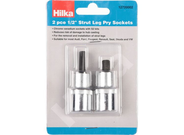 Hilka 2 pce 1/2" Strut Leg Pry Sockets