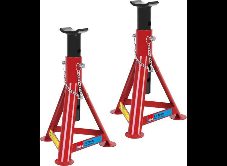 Hilka 3 Tonne Fixed Axle Stands