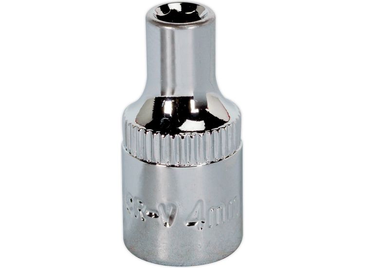 Sealey SP1404 WallDrive&amp;reg; Socket 4mm 1/4"Sq Drive Fully Polished