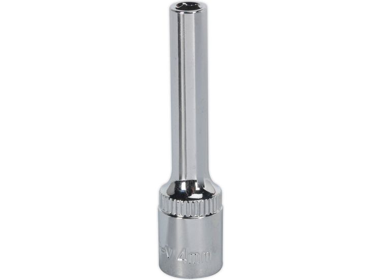 Sealey SP1404D WallDrive&amp;reg; Socket 4mm Deep 1/4"Sq Drive Fully Polished