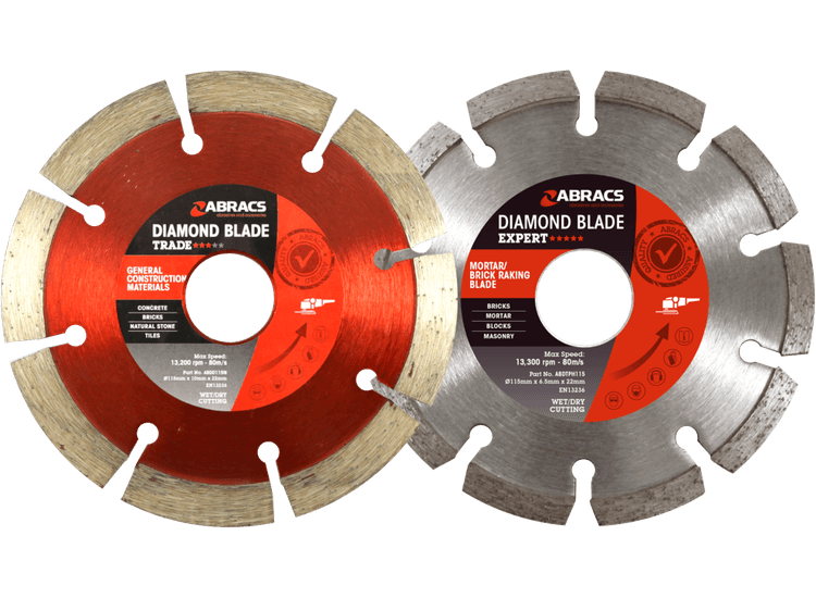 Abracs MRDD115 Mortar &amp; Gcm Blade Twin Pack