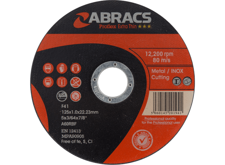 Abracs PFET12510FI Proflex Ex Thin Cutting Disc