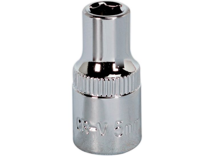 Sealey SP1405 WallDrive&amp;reg; Socket 5mm 1/4"Sq Drive Fully Polished