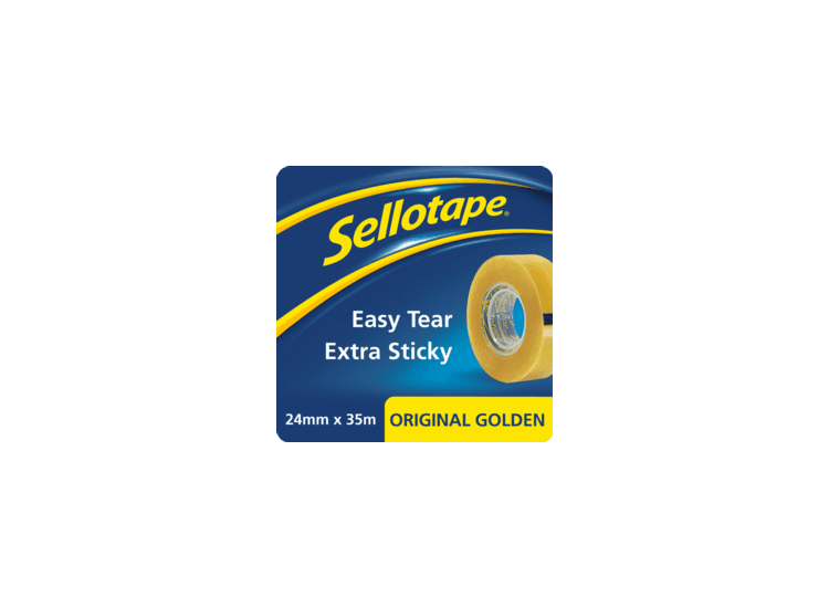 Sellotape 2928284 Sellotape Original Golden 24mm