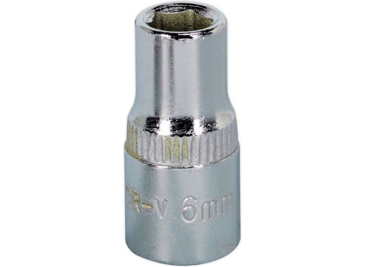 Sealey SP1406 WallDrive&amp;reg; Socket 6mm 1/4"Sq Drive Fully Polished