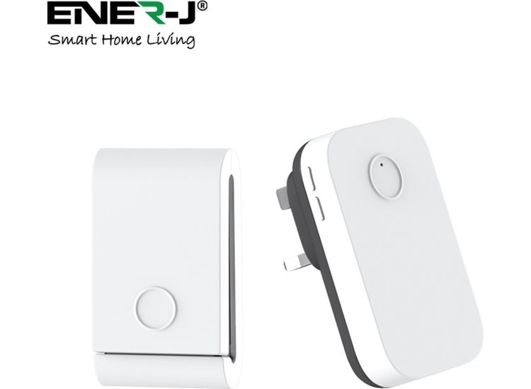 Enerj Smart Ltd WS1077 ENER-J WS1077 W/LESS KINETIC DOORBELL UK PLUG