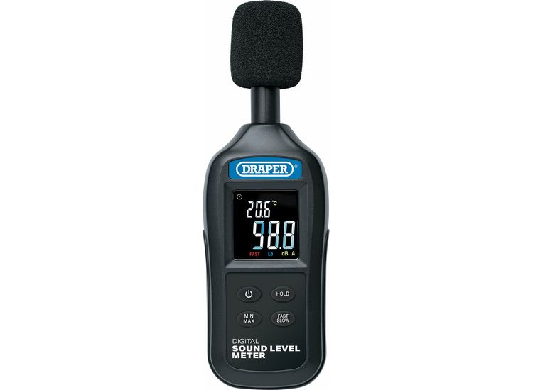 Draper 12442 Handlheld Digital Sound Level Meter, 35-135dB and -20 to +70℃