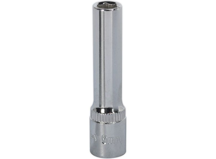 Sealey SP1406D WallDrive&amp;reg; Socket 6mm Deep 1/4"Sq Drive Fully Polished