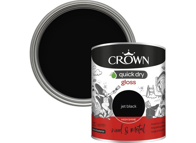 Crown 5096794 Quick Dry Gloss Jet Black