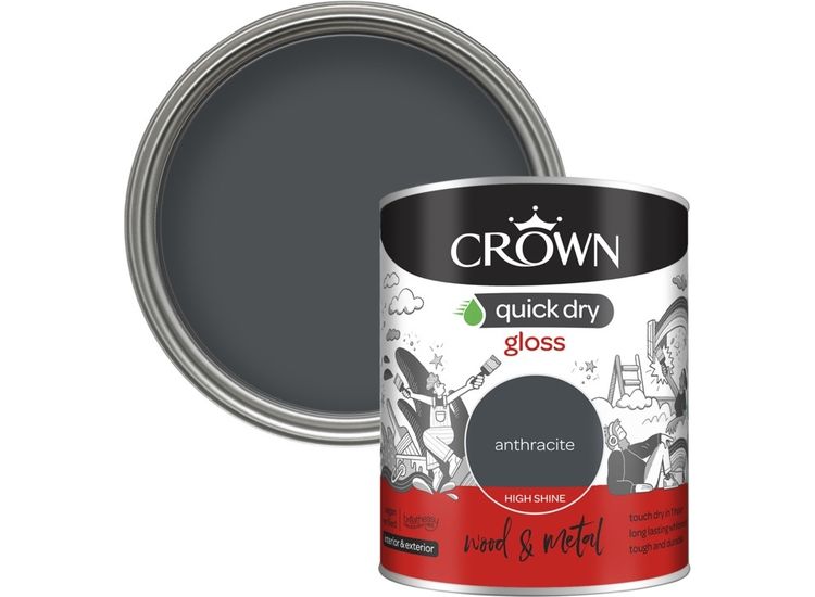 Crown 5097342 Quick Dry Gloss Anthracite