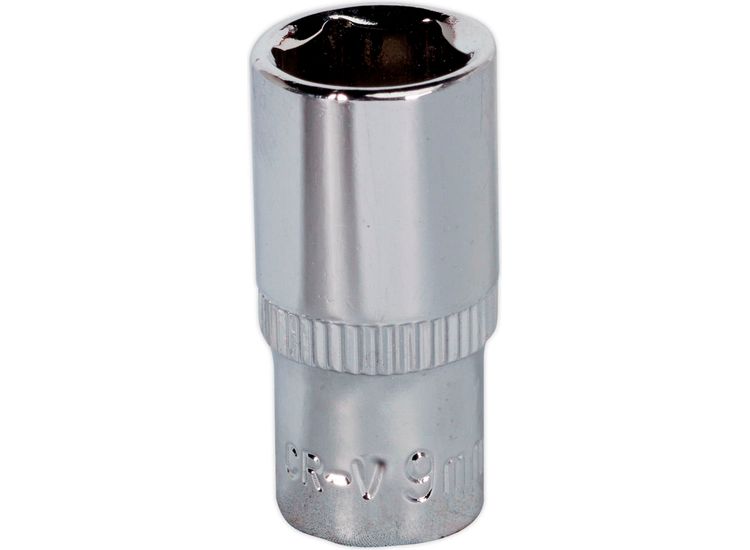 Sealey SP1409 WallDrive&amp;reg; Socket 9mm 1/4"Sq Drive Fully Polished