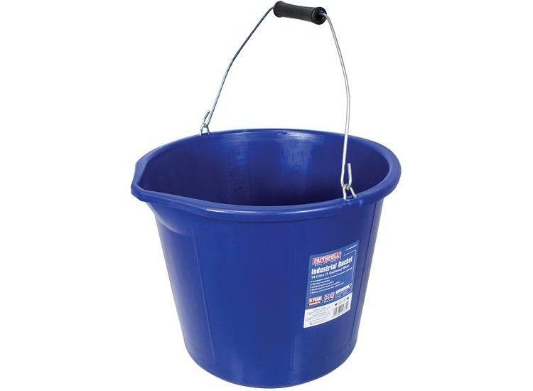 Faithfull Builder's Industrial Bucket 14 litre (3 gallon) - Blue