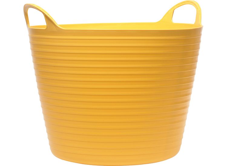 Faithfull Flexible Builders Tub – Heavy-Duty 42L Plastic Flexi Bucket with Carry Handles