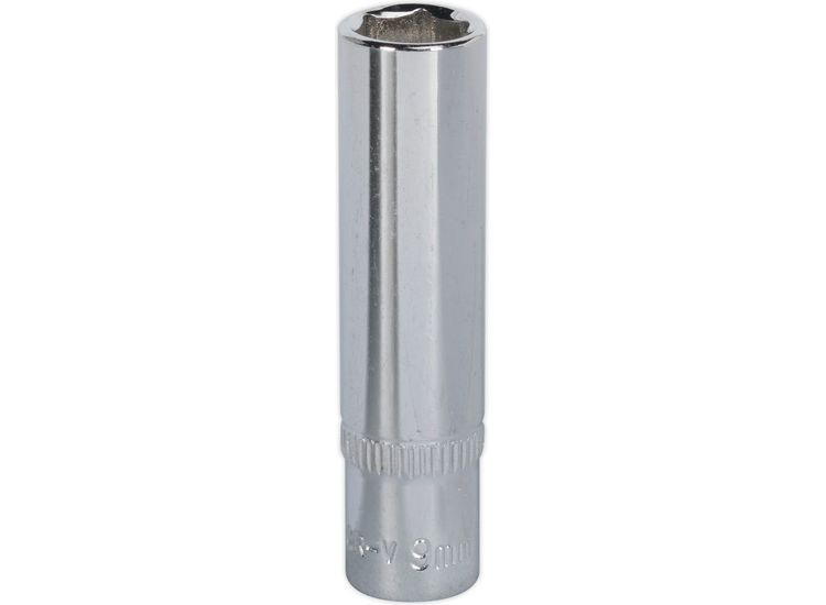 Sealey SP1409D WallDrive&amp;reg; Socket 9mm Deep 1/4"Sq Drive Fully Polished