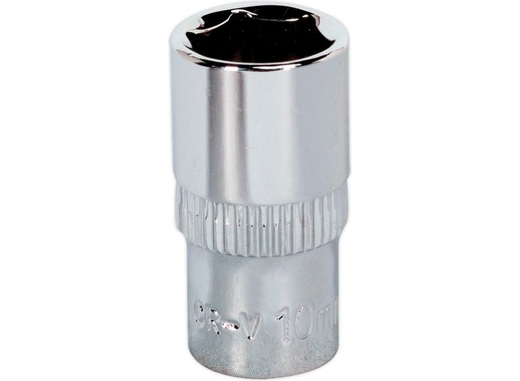 Sealey SP1410 WallDrive&amp;reg; Socket 10mm 1/4"Sq Drive Fully Polished
