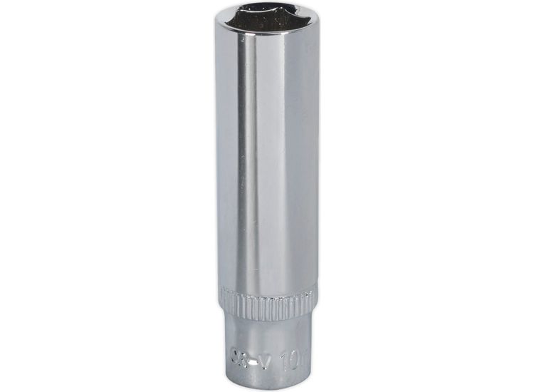 Sealey SP1410D WallDrive&amp;reg; Socket 10mm Deep 1/4"Sq Drive Fully Polished