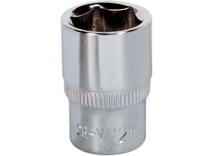 Sealey SP1412 WallDrive&amp;reg; Socket 12mm 1/4"Sq Drive Fully Polished